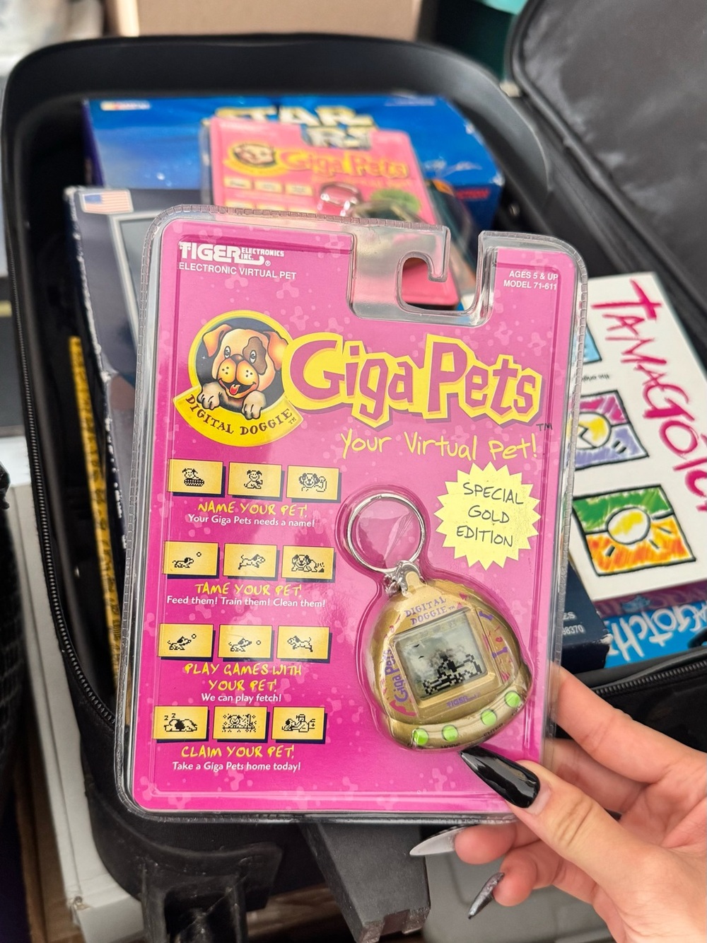Giga Pets Special Gold Edition Digital Doggie - Pink Packaging